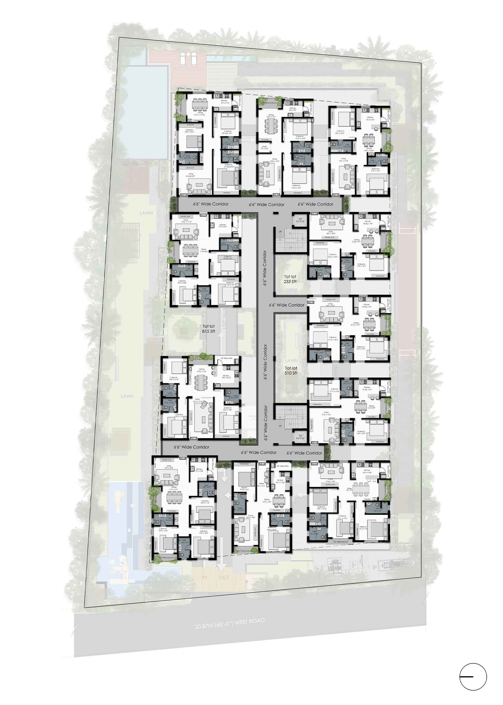 Jupudy elite Project Floor Plan